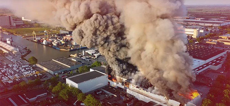 Brand Koelcelfabriek Oss bovenaanzicht mei 2024 LR