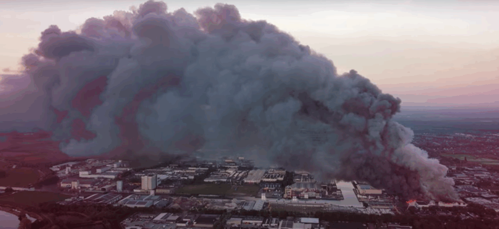 Brand Koelcelfabriek Oss rookontwikkeling mei 2024