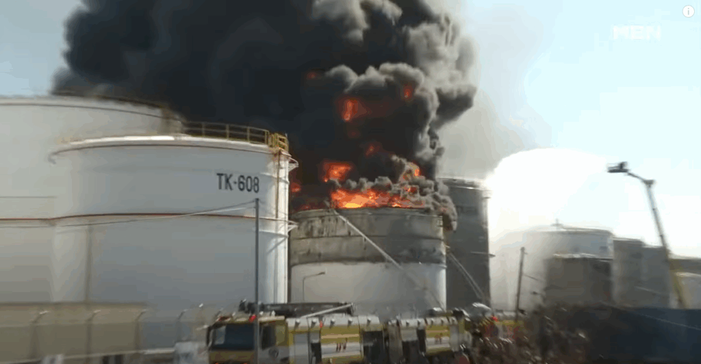 Tank fire 3 Ulsan febr 2025